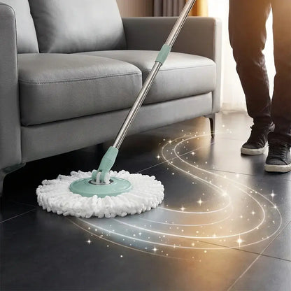 Trapeador Giratorio 360° Reforzado con 2 mopas