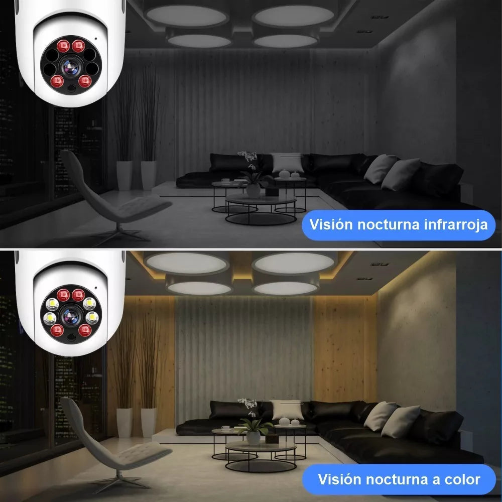 Foco Cámara De Seguridad Smart 360