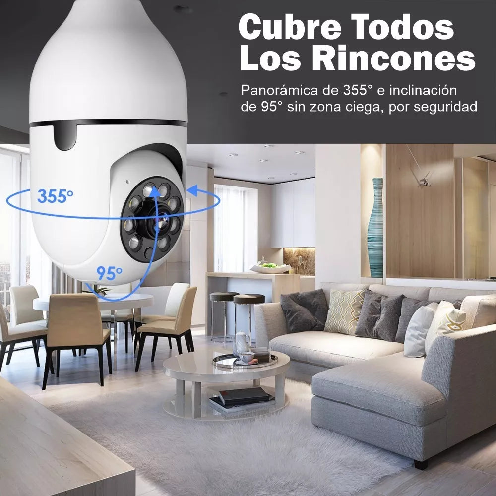 Foco Cámara De Seguridad Smart 360