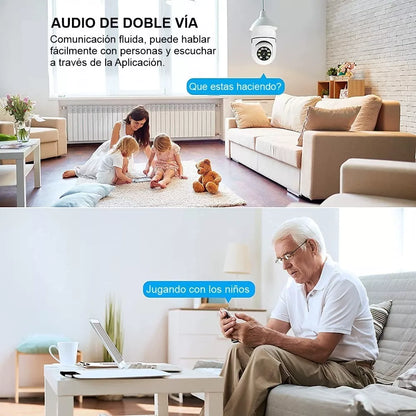 Foco Cámara De Seguridad Smart 360