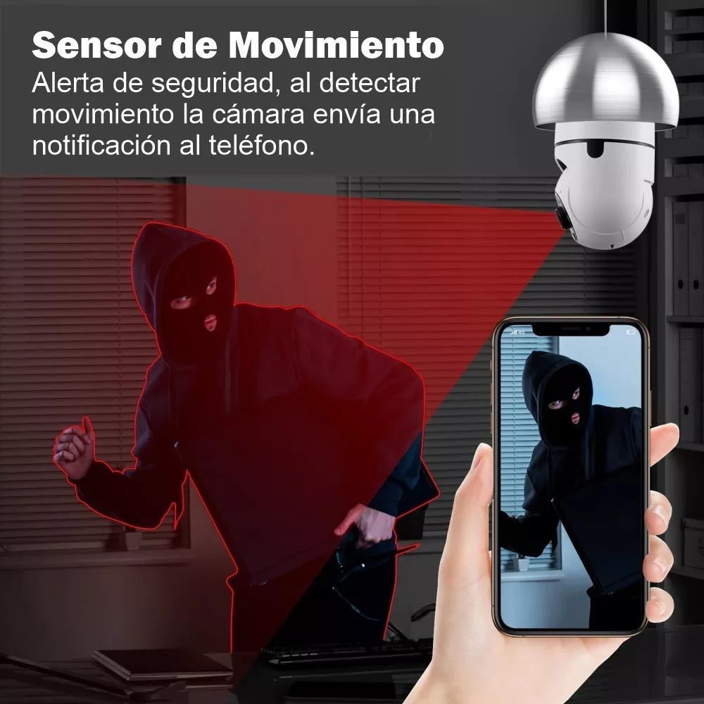 Foco Cámara De Seguridad Smart 360