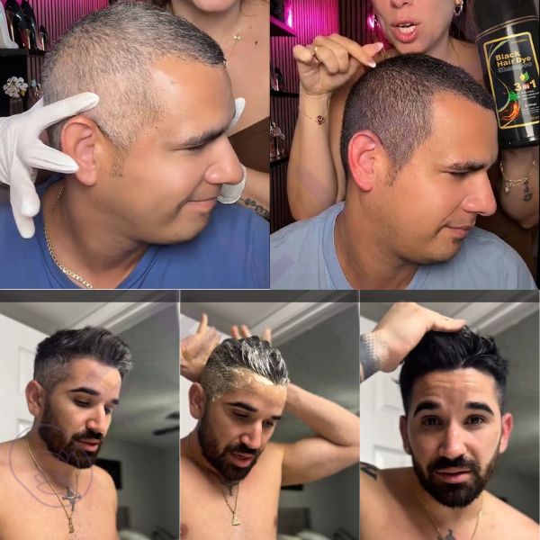 Shampoo Cubrecanas Negro Natural