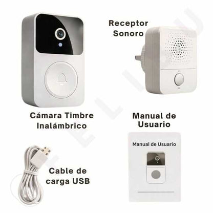 Timbre Inalámbrico con Cámara HD
