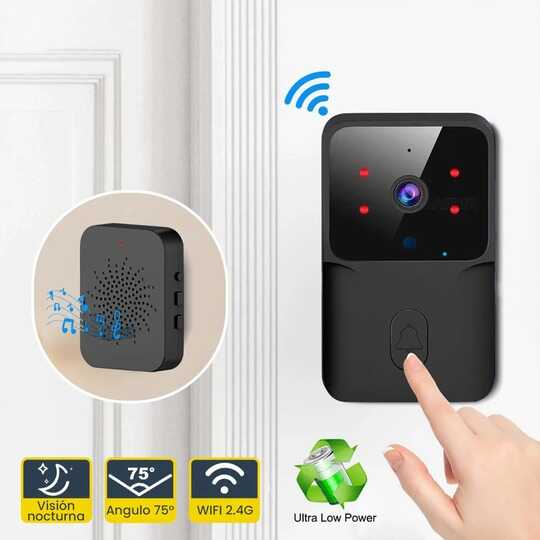 Timbre Inalámbrico con Cámara HD